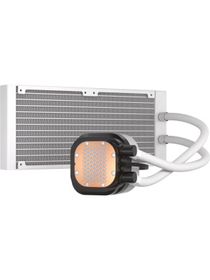 ������� ����������� ���������� Corsair NAUTILUS 240 ARGB (240mm, White, ARGB/ Fans: 2x120mm, 74.37CFM, 34dBA, 2100RPM/ S: 1851, 1700, AM5, AM4)