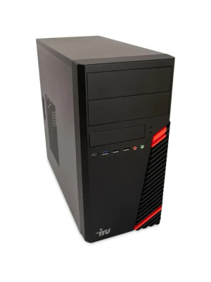 ��������� ���� iRU Planio 310H6SM MT, Intel Core i3-12100F/8 �� DDR4/256 �� SSD/NVIDIA GeForce GT 610 (2 ��)/��� ��, ������ (2162845)