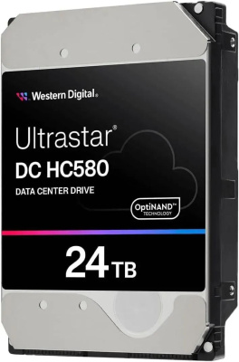 ������� ���� ��������� Western Digital 3.5" 24TB Ultrastar DC HC580 7200RPM SATA3 6Gb/s and 512MB Cache