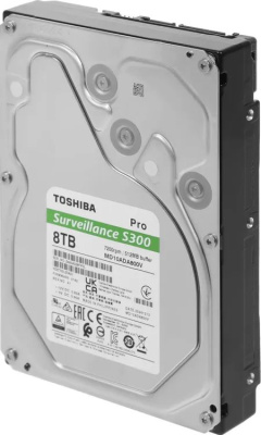 ������� ���� Toshiba SATA-III 8TB MD10ADA800V Surveillance S300 Pro (7200rpm) 512Mb 3.5"