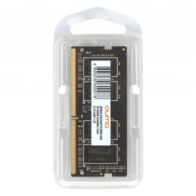 ������ ������ Qumo SO-DIMM DDR4 8�� PC4-19200 2666MHz 1.2V, CL19, QUM4S-8G2666P19