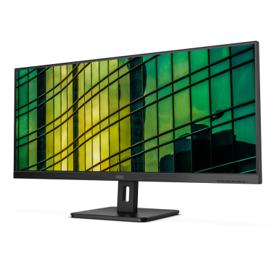 ������� 34" AOC U34E2M VA, 3440x1440 (21:9), 300��/�2, 100Hz, 4��, 178�/178�, Adaptive Sync, HDMI, DisplayPort, ������ (U34E2M)