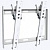  Ultramounts UM 831T  17-43" max 35 VESA 200x200