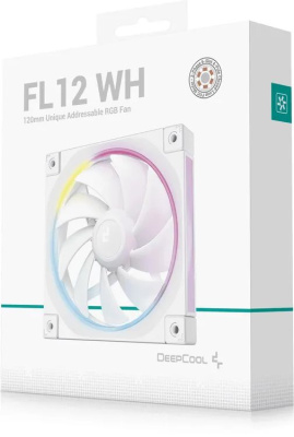 ���������� ��� ������� Deepcool FL12 Wh ARGB 120�120x25 ����� 4-pin 32�� (R-FL12-WHAPN1-G)