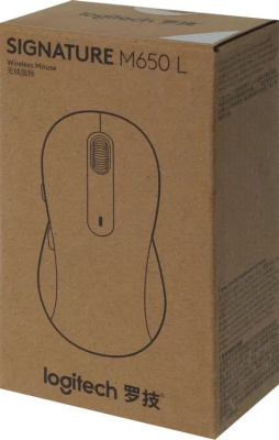 ���� ������������ Logitech M650 L Off-White (4000dpi,BT/Radio,USB,5but) (910-006389)