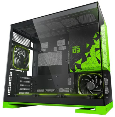 ������ Geometric Future Model 3 Green with fans / mATX / 5x120mm ARGB fans / 1AM3NZGB00110