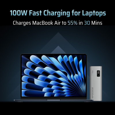 ������� ����������� CUKTECH 20000mAh PB200P 150W Type-C x2, USB-A x1