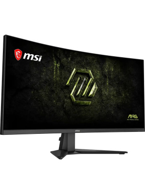 ������� MSI 34" MAG 346CQDF E20 1500R, 21:9, VA, 0,5ms, 300cd, UWQHD 200Hz/FHD 400Hz, HDMI, DP, 3.5mm