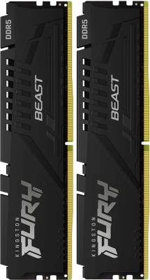 ����������� ������ DDR 5 DIMM 32Gb PC48000, 6000Mhz, Kingston FURY Beast Black EXPO CL30 (Kit of 2) (KF560C30BBEK2-32) (retail)