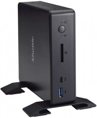 ��������� Shuttle NC10U3 Intel Core i3 8145U, 2100 ���, DDR-4, ��� HDD, Intel UHD Graphics 620, 1000 ����/�, Wi-Fi, USB 3.1, USB-C, HDMI, DisplayPort, ��� ��, ������