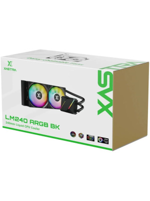 ������� �������� ���������� XASTRA LM240 ARGB BK LGA LGA1851/1700/1200/115X/AM5/AM4 ( 2x120 ARFB fan, TDP 265W, black) RET