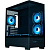 ������ XASTRA Q500M 6ARGB-C10-UC Black mATX/Aquarium/Screewless/ 6x120mm ARGB PWM FM fans/Argb+PWM HUB 10port/ Type-C/ Q500M-6FM12A-C10-UC