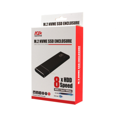 ������� ������ ��� SSD M2 AgeStar 31UBNV5C, ��������, ������, USB 3.1 Type-C