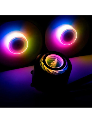 ������� �������� ���������� Valkyrie Jarn 360 ARGB Black / 3x120mm ARGB fans, 700-1850RPM, 75CFM, 34dBA, 300W TDP / HW C360