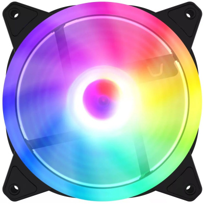 ���������� ��� ������� GMNG GG-CF120FRGB2-PWMBK RGB 120�120x25 ������ Ret