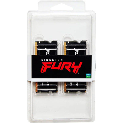 ������ ����������� Kingston 32GB 6400MT/s DDR5 CL38 SODIMM (Kit of 2) FURY Impact XMP (KF564S38IBK2-32)