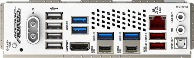 ����������� ����� Gigabyte X870 AORUS ELITE WIFI7 ICE, SocketAM5, AMD X870, ATX, Ret