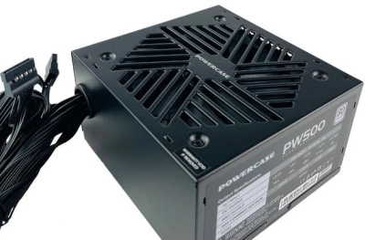 ���� ������� Powercase PW500 (80 Plus, ATX 2.31, 500W, APFC, DC-DC, 120mm Fan)  PS-500W-DC