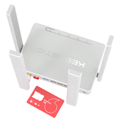  Keenetic Runner 4G (KN-2210) 802.11n 2.4 300Mbps 3xLAN 4G/LTE SIM-