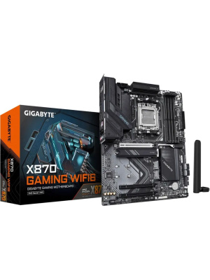 ����������� ����� GIGABYTE X870 GAMING WIFI6, AM5, X870, 4*DDR5,  4*SATA, 3*M.2, 4*USB 3.2, 4*USB 2.0, 2*Type-C, 3*PCIx16, HDMI, ATX