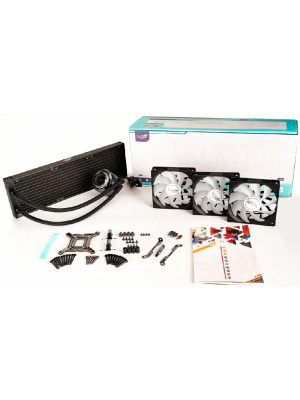 ������� �������� ���������� Valkyrie Jarn 360 ARGB Black / 3x120mm ARGB fans, 700-1850RPM, 75CFM, 34dBA, 300W TDP / HW C360