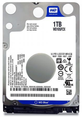 ������� ���� ��� �������� 2.5" 1Tb 5400rpm 16Mb cache Western Digital Blue SATAIII WD10SPZX