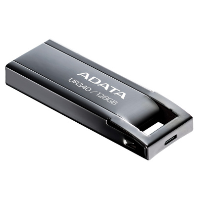 ������ ADATA 128GB UR340 USB Flash Drive USB 3.2 Gen1, Black, Retail (AROY-UR340-128GBK)