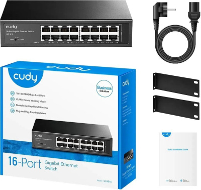 ���������� Cudy GS1016 (L2) 16x1����/� �������������