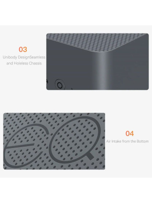 ����-�� Beelink EQR7-LP4, AMD Ryzen 7 7735U/24 �� LPDDR5/1024 �� SSD/AMD Radeon Graphics/��� ��, ����� (BL/EQR7-LP4/7735U/24G/1TB/2.5G*2)