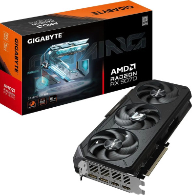 ���������� Gigabyte AMD Radeon RX 9070 GV-R9070 Gaming OC-16GD 1.0 16��, GDDR6, OC, Ret