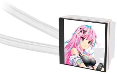 ������� �������� ���������� Thermaltake MAGFloe 420 Ultra Snow ARGB Soc-AM5/AM4/1200/1700/1851 ����� 4-pin LCD Ret (CL-W452-PL14SW-A)