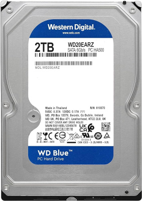 ���������� ������� ���� Western Digital HDD SATA-III 2Tb Blue  WD20EARZ
