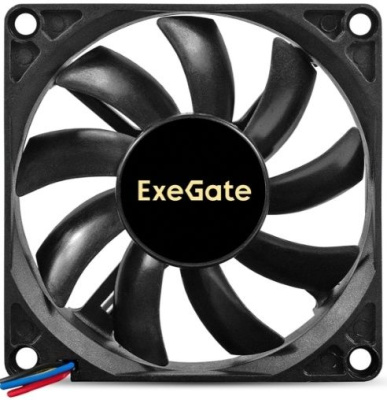 Exegate EX295235RUS ���������� 12� DC ExeGate EX08015S4P-PWM (80x80x15 ��, Sleeve bearing (��������� ����������), 4pin, PWM, 25.5dBA)