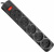 Сетевой фильтр Defender ES 1,8м, черный, 5 розеток Сетевой фильтр Defender ES 1,8м, черный, 5 розеток