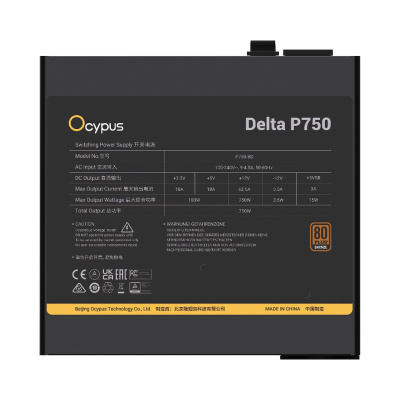 ���� ������� �� Ocypus Delta P750 750W , 80+ Bronze, RTL