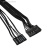 Exegate EX283074RUS ������ Miditower ExeGate XP-332 Black, ATX, <XP600, Black,120mm>, 2*USB, Audio