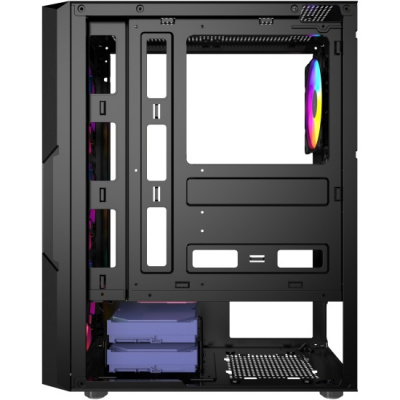������ Powercase Mistral T4B ������ , TEMPERED GLASS, LED 4x120mm CMITB-L4
