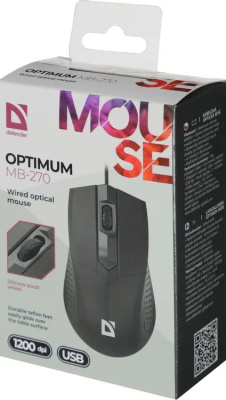 Defender ��������� ���������� ���� Optimum MB-270 PRO:����,3��,1200dpi,1.8�,����