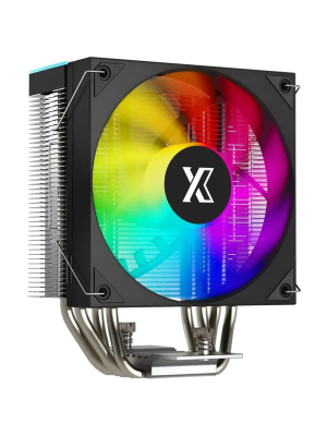 ����� XASTRA AR400 ARGB LGA1851/1700/1200/115X/AM5/AM4 (TDP 220W, 4 ����.������ , PWM FAN ARGB 120mm , top cover with ARGB led ) RET