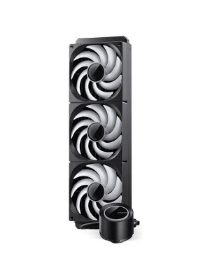 ������� ����������� ���������� JONSBO TG-420 ARGB Black (300W, 420mm, Black, ARGB/ Fans: 3x140mm, 93.73CFM, 36.2dBA, 1800RPM/ Pump height 54.55mm, 30dBA, 2400RPM, Rad thickness 54.5mm/ S: 1851, 1700, 1200, 115X, AM5, AM4)