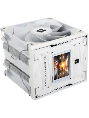����� Thermalright Burst Assassin 120 Vision White LGA115X/1200/1700/1851 (2x120mm PWM Fan, ������ ���������, 6 ����. ������ 6��) / TRBA120VW