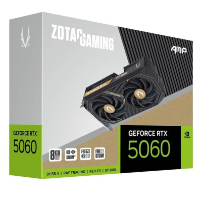 ���������� Zotac NVIDIA GeForce RTX 5060 AMP 8GB, GDDR7, Ret ZT-B50600F-10M