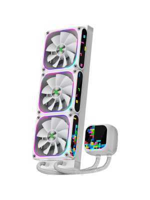 ������� �������� ���������� XASTRA LZ360 ARGB WH Intel LGA1851/1700/1200/115X/AM5/AM4 ( 3x120mm ARGB Dot-matrix fan and PUMP, HUB Controller,white) RET