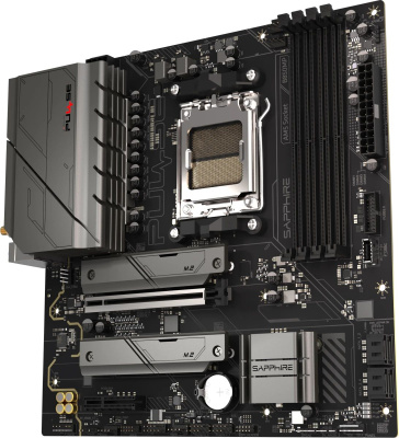 ����������� ����� Sapphire B850M PULSE WIFI, AM5, B850, mATX, Ret 52123-04-40G