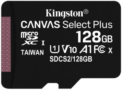 ����� ������ 128Gb MicroSD Kingston Canvas Select Plus Class 10 (SDCS2/128GBSP)