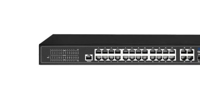 ���������� Trassir TR-NS24284C-400-24PoE (L2) 24x1����/� 4x�����(1000BASE-T/SFP) 24PoE 400W �����������