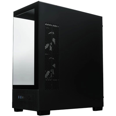 ������ XASTRA Q500 3ARGB-FG-C10-UC Black ATX/Aquarium/Screewless/ 3x120mm ARGB PWM FG fans/Argb+PWM HUB 10port/ Type-C/ Q500-3FG12A-C10-UC