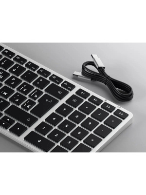 ���������� ������������ Satechi Slim X2 Bluetooth Backlit Keyboard, Bluetooth, ����������� ST-BTSX2S-RU