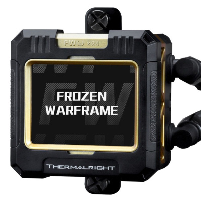 ������� ����������� ���������� Thermalright Frozen Warfram 360 Black ARGB, �������� 360 ��, 2000 ��/���, 23 ���, PWM, ������, ARGB ��������� (F-WFRAME-360-BL-ARGB)