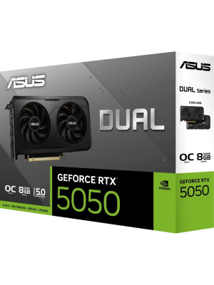 ���������� ASUS DUAL-RTX5050-O8G//RTX5050 HDMI DP*3 8G D6; 90YV0N72-M0NA00